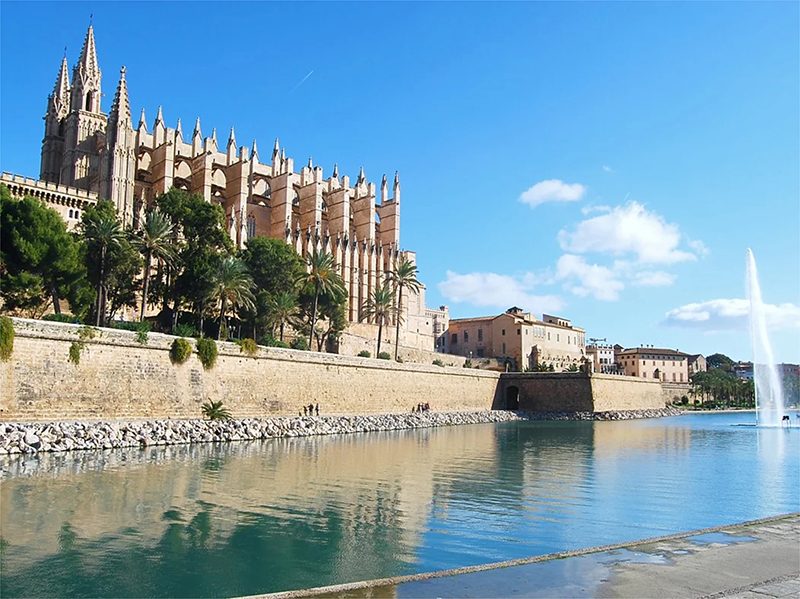 Vista Catedral de Palma de Mallorca