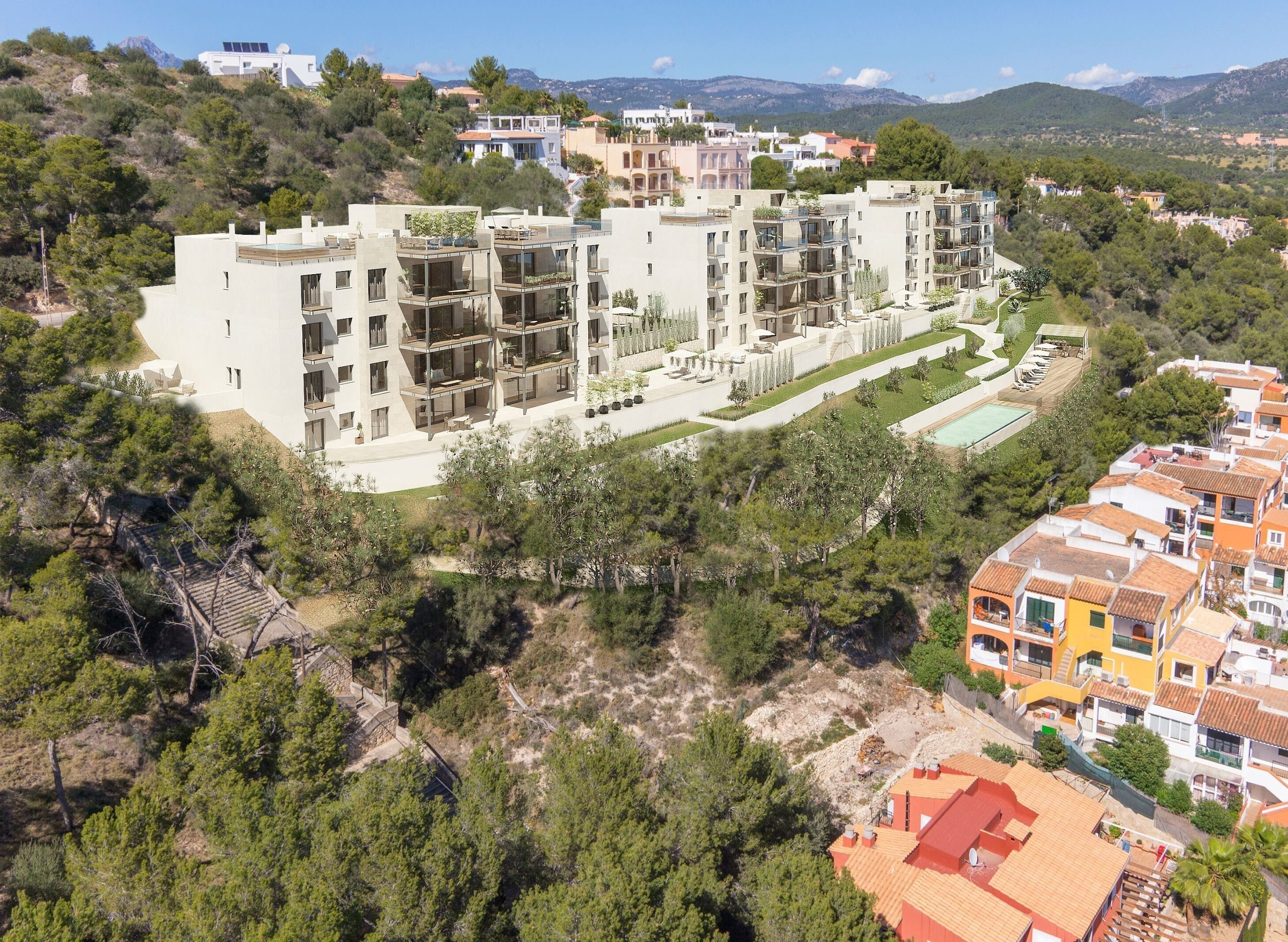 Neubau 5-Zimmer-Wohnung in Santa Ponsa, Mallorca