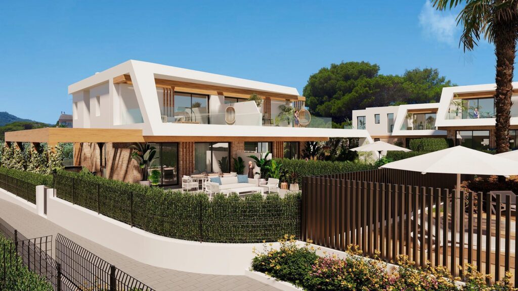Neubau Doppelhaushälfte in Cala Ratjada, Mallorca