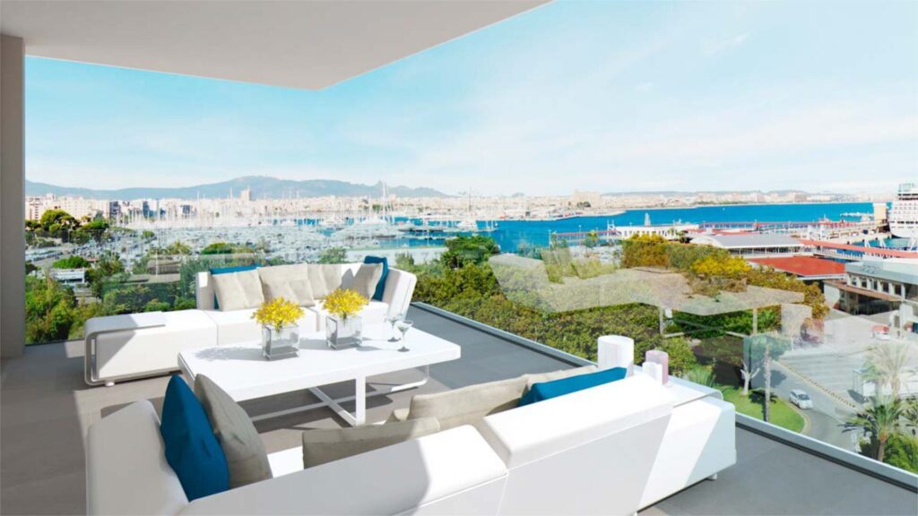 Exklusives Luxus-Penthouse mit Hafenblick von Palma, Mallorca