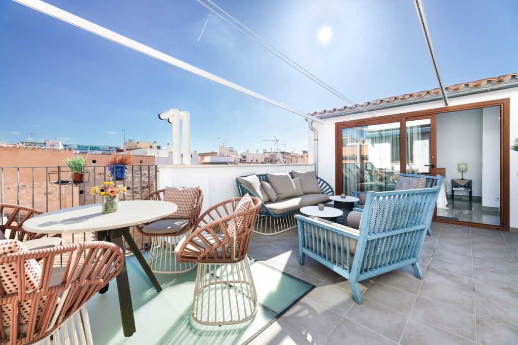 Penthaus-Duplex-Wohnung mit Terrasse im Herzen der Altstadt von Palma