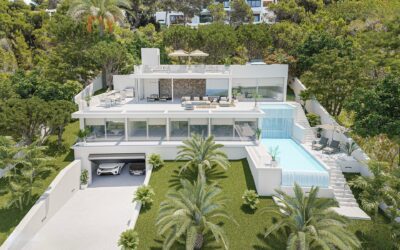 Luxuriöse Villa mit Meerblick in Cala Salada, Ibiza
