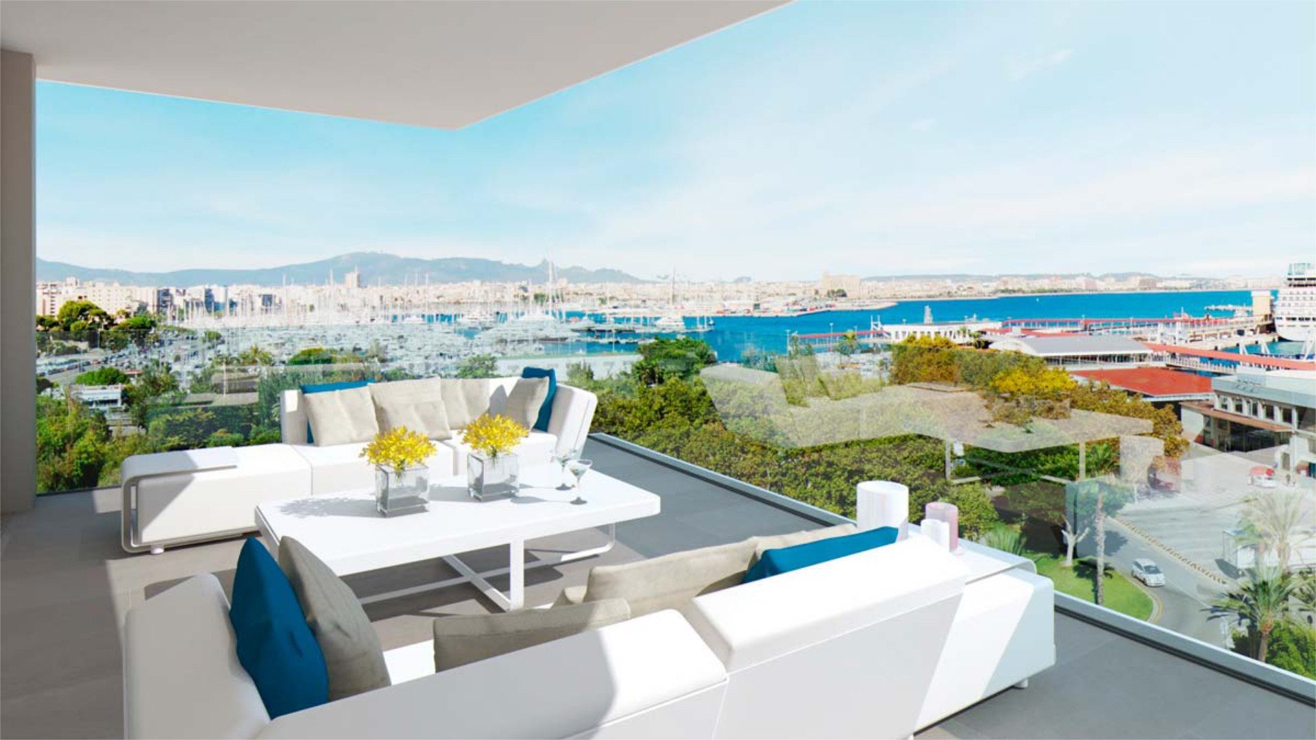 Exklusives Luxus-Apartment mit blick auf  den Hafen Palma, Mallorca