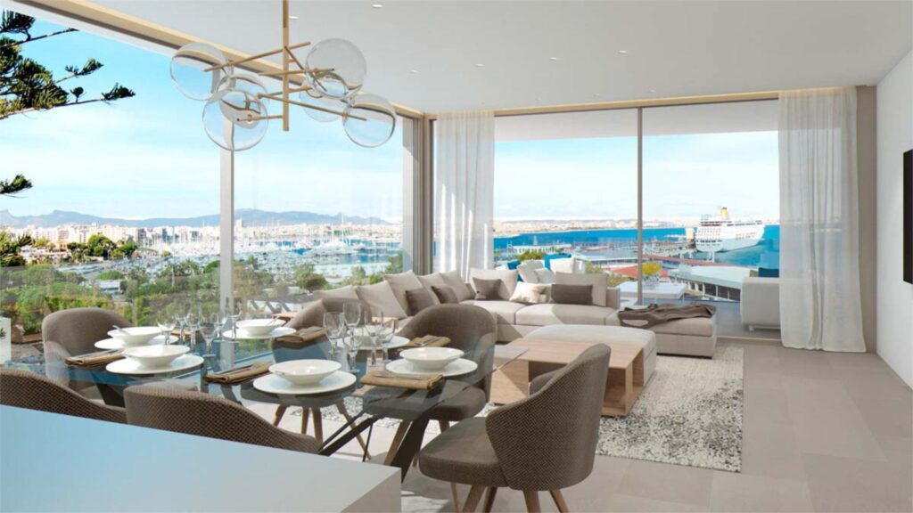 Exklusives Luxus-Apartment mit Hafenblick auf Palma, Mallorca